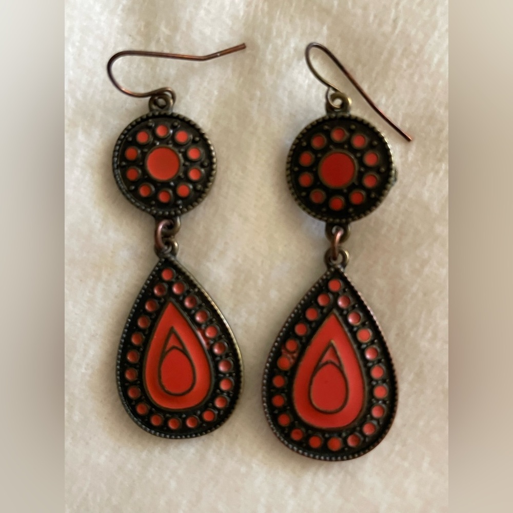 Bohemian Style Metal hook Earrings